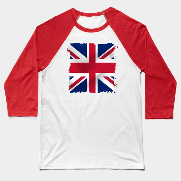 United Kingdom artwork Baseball T-Shirt by SASTRAVILA